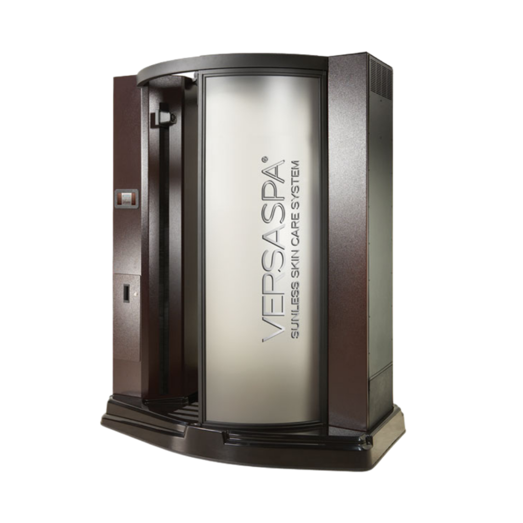 The VersaSpa sunless skin care system at Key Largo Tan & Spa, offering a quick and flawless spray tan solution in East Alton, IL.